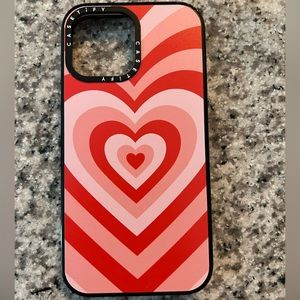 Casetify iPhone 13 Pro Max Retro Heart Impact Case